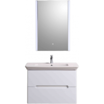 База под раковину подвесная BELBAGNO TORINO-800-2C-SO-BL с двумя выкатными ящиками, с доводчиками, фрезерованными ручками Bianco Lucido, 730х448х500 База под раковину подвесная BELBAGNO TORINO-800-2C-SO-BL с двумя выкатными ящиками, с доводчиками, фрезерованными ручками Bianco Lucido, 730х448х500