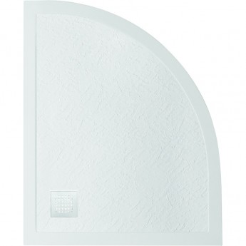 Душевой поддон из искусственного мрамора BELBAGNO TRAY-MR-UNO-RH-120/80-550-35-W-L-BO