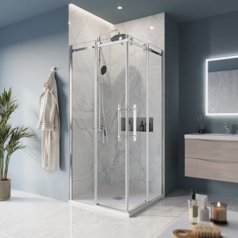 Душевой уголок BELBAGNO MARINO-A-2-90-C-GM Душевой уголок BELBAGNO MARINO-A-2-90-C-GM