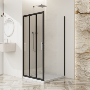 Душевой уголок BELBAGNO UNO-195-AHF-31-80/100-C-Cr