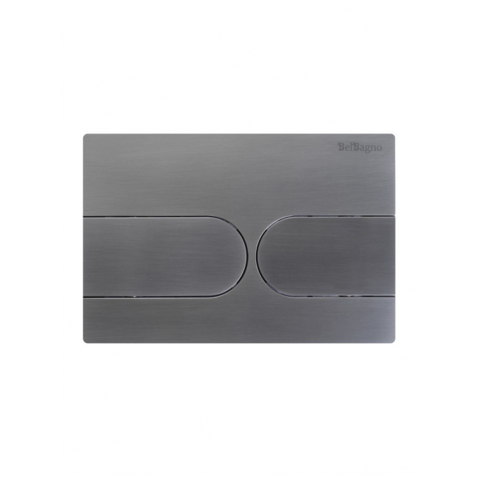 Кнопка смыва BELBAGNO оружейная сталь BB-11-GM