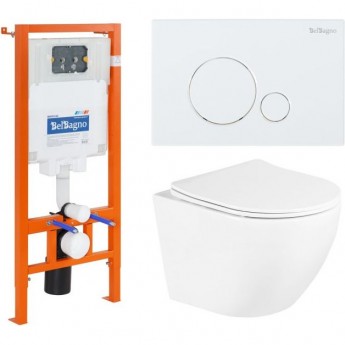 Комплект 3в1 BELBAGNO BB3105CHR/SC/BB002-80/BB014-SR-BIANCO Комплект 3в1 BELBAGNO BB3105CHR/SC/BB002-80/BB014-SR-BIANCO