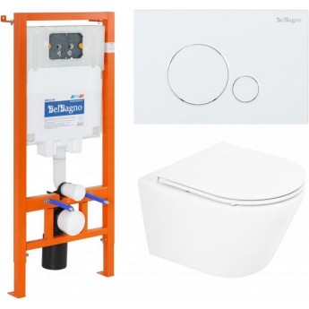 Комплект 3в1 BELBAGNO BB8001CHR/SC/BB002-80/BB014-SR-BIANCO Комплект 3в1 BELBAGNO BB8001CHR/SC/BB002-80/BB014-SR-BIANCO
