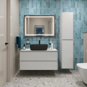 Тумба Bianco Opaco 80 см BELBAGNO KRAFT KRAFT80BO-KEPBO-1302H301-SET Тумба Bianco Opaco 80 см BELBAGNO KRAFT KRAFT80BO-KEPBO-1302H301-SET