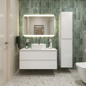 Тумба Bianco Opaco 80 см BELBAGNO KRAFT KRAFT80BO-KEPBO-1306-SET Тумба Bianco Opaco 80 см BELBAGNO KRAFT KRAFT80BO-KEPBO-1306-SET