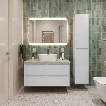 Тумба Bianco Opaco 80 см BELBAGNO KRAFT KRAFT80BO-KEPMCO-1306-SET Тумба Bianco Opaco 80 см BELBAGNO KRAFT KRAFT80BO-KEPMCO-1306-SET