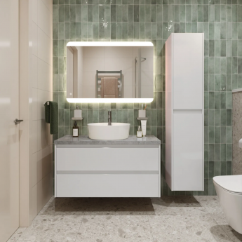 Тумба Bianco Opaco 80 см BELBAGNO KRAFT KRAFT80BO-KEPMGL-1306-SET Тумба Bianco Opaco 80 см BELBAGNO KRAFT KRAFT80BO-KEPMGL-1306-SET