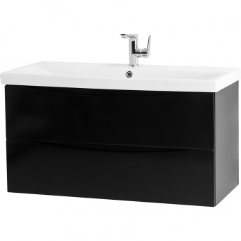 Тумба Nero Lucido 96,4 см BELBAGNO MARINO MARINO-CER-1000-2C-SO-NL-P Тумба Nero Lucido 96,4 см BELBAGNO MARINO MARINO-CER-1000-2C-SO-NL-P