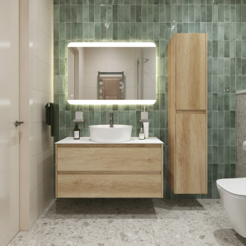 Тумба Rovere Nebrasca Nature 80 см BELBAGNO KRAFT KRAFT80RNN-KEPBO-1306-SET Тумба Rovere Nebrasca Nature 80 см BELBAGNO KRAFT KRAFT80RNN-KEPBO-1306-SET