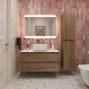 Тумба Rovere Tabacco 80 см BELBAGNO KRAFT KRAFT80RT-KEPBO-1077-SET Тумба Rovere Tabacco 80 см BELBAGNO KRAFT KRAFT80RT-KEPBO-1077-SET