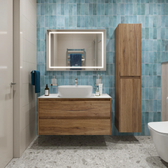 Тумба Rovere Tabacco 80 см BELBAGNO KRAFT KRAFT80RT-KEPBO-1302-SET Тумба Rovere Tabacco 80 см BELBAGNO KRAFT KRAFT80RT-KEPBO-1302-SET