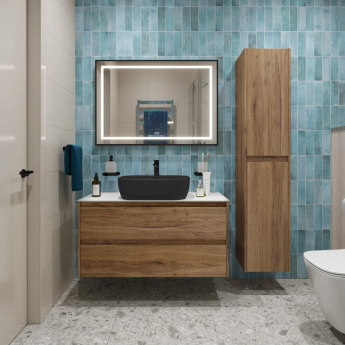 Тумба Rovere Tabacco 80 см BELBAGNO KRAFT KRAFT80RT-KEPBO-1302H301-SET Тумба Rovere Tabacco 80 см BELBAGNO KRAFT KRAFT80RT-KEPBO-1302H301-SET