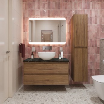 Тумба со столешницей и накладной раковиной BELBAGNO KRAFT 80 KRAFT80RT-KEPMNO-1077-SET Тумба со столешницей и накладной раковиной BELBAGNO KRAFT 80 KRAFT80RT-KEPMNO-1077-SET