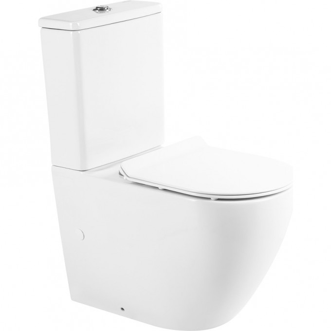 Унитаз-компакт безободковый BELBAGNO BB2141CPR/BB870SC
