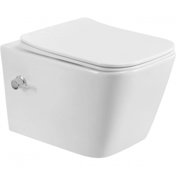 Унитаз подвесной BELBAGNO KRAFT BB7106CH-TOR-BS/SC безободковый Унитаз подвесной BELBAGNO KRAFT BB7106CH-TOR-BS/SC безободковый